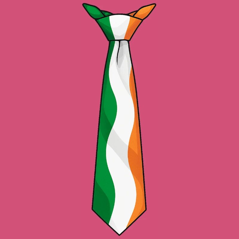Cravate d’Irlande – Conception du drapeau