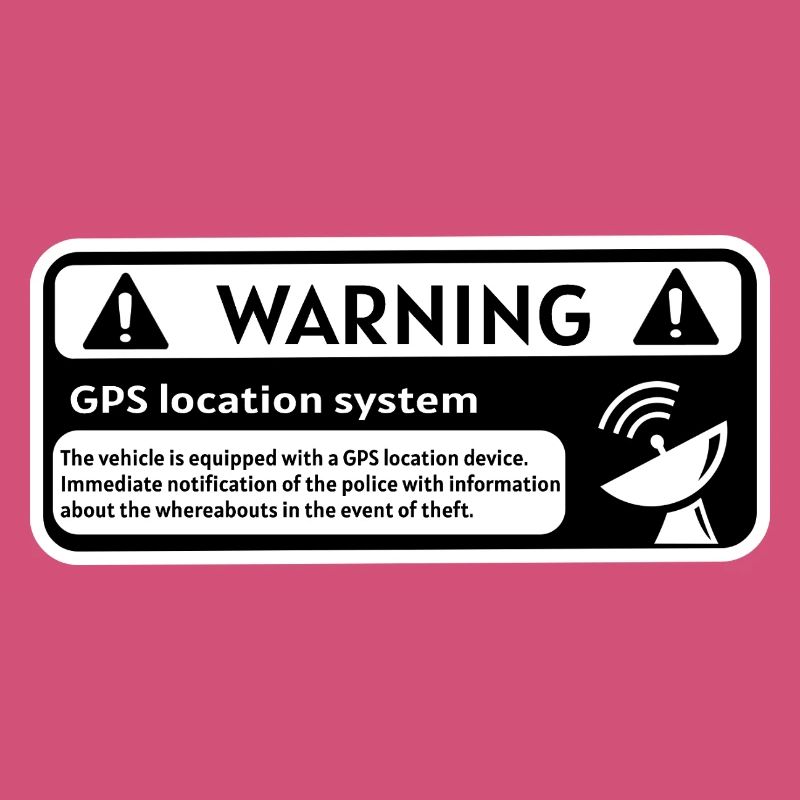 Alerte GPS Sticker 