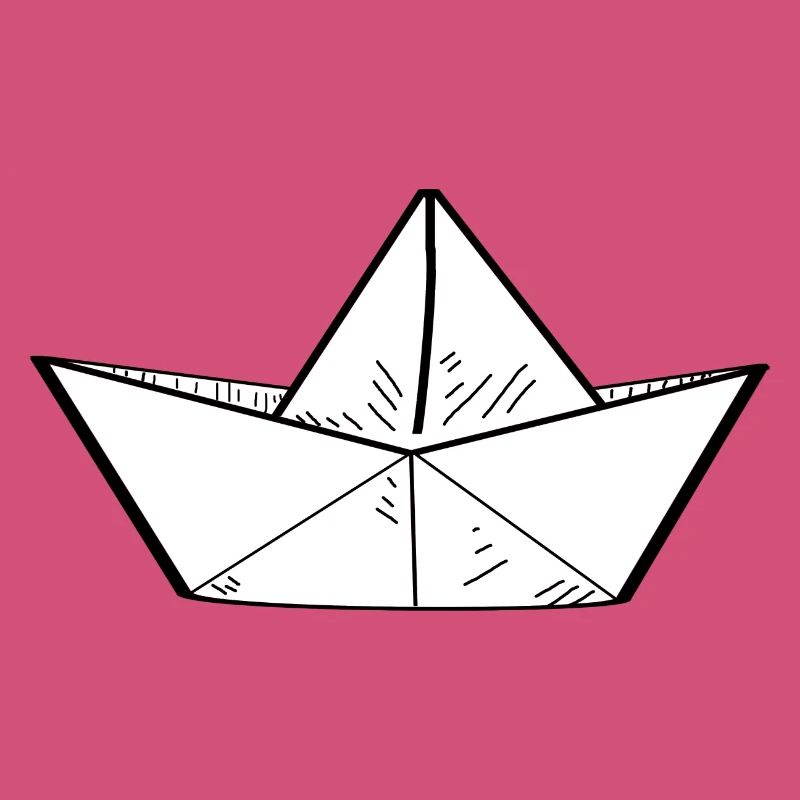 Papieren scheepsboot