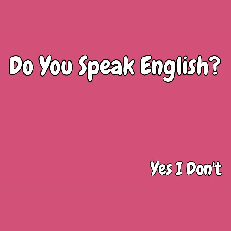 Conception drôle de blagues en anglais