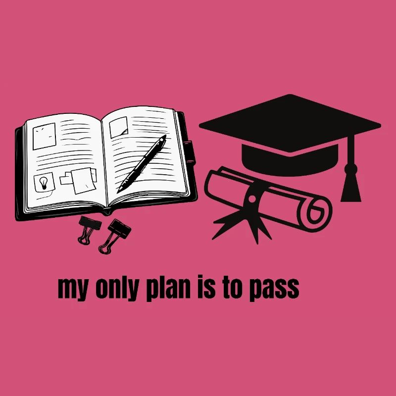 Mein einziger Plan ist zu bestehen – Motivational Student Gra