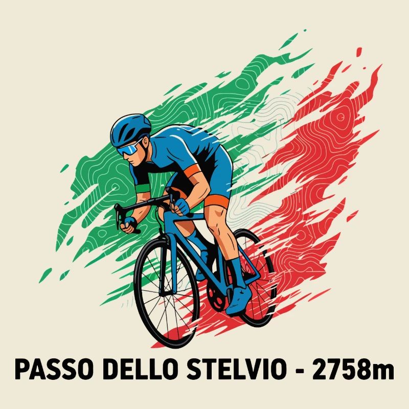 Passo dello Stelvio Climber Colour Burst