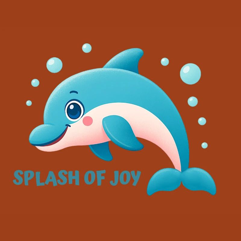 Dauphin qui éclabousse joyeusement