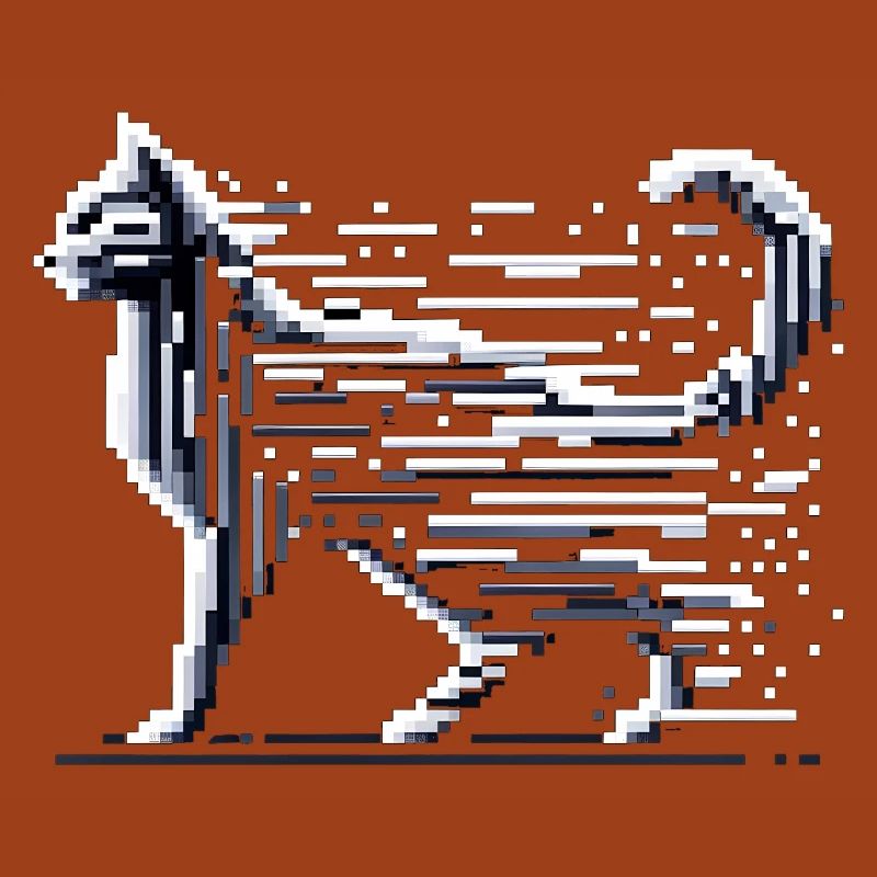 Pixel Katze