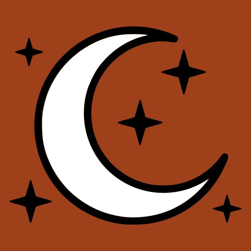 Crescent Moon & Stars | Magic Night