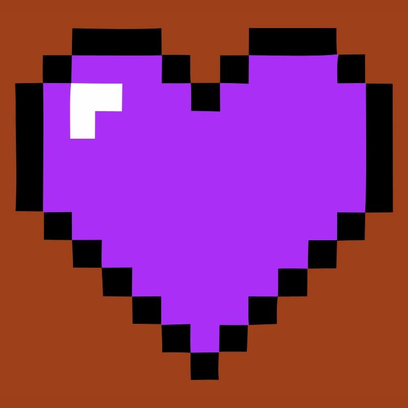 Pixel Herz 8-Bit Gesundheit