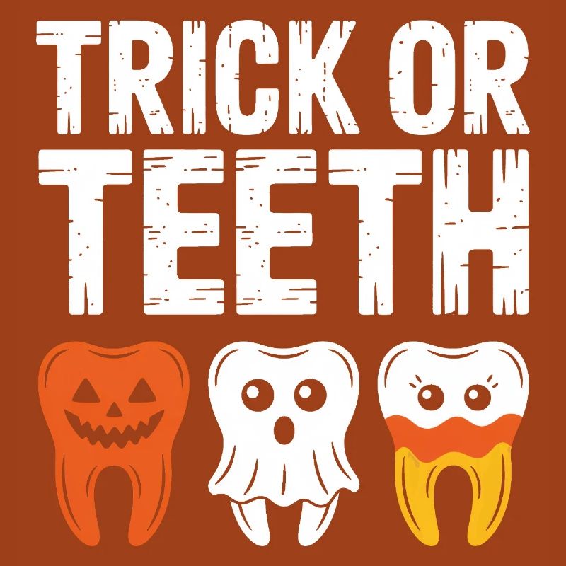 Trick oder Teeth Halloween-T-Shirt