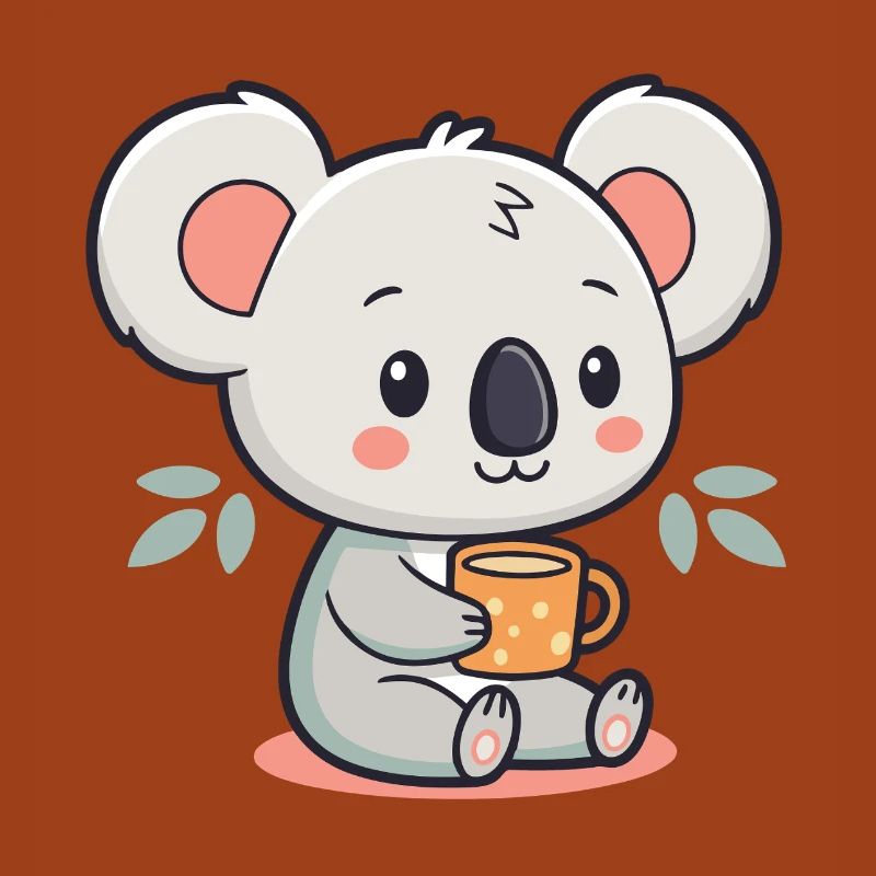 Koala Süße Kaffeetasse