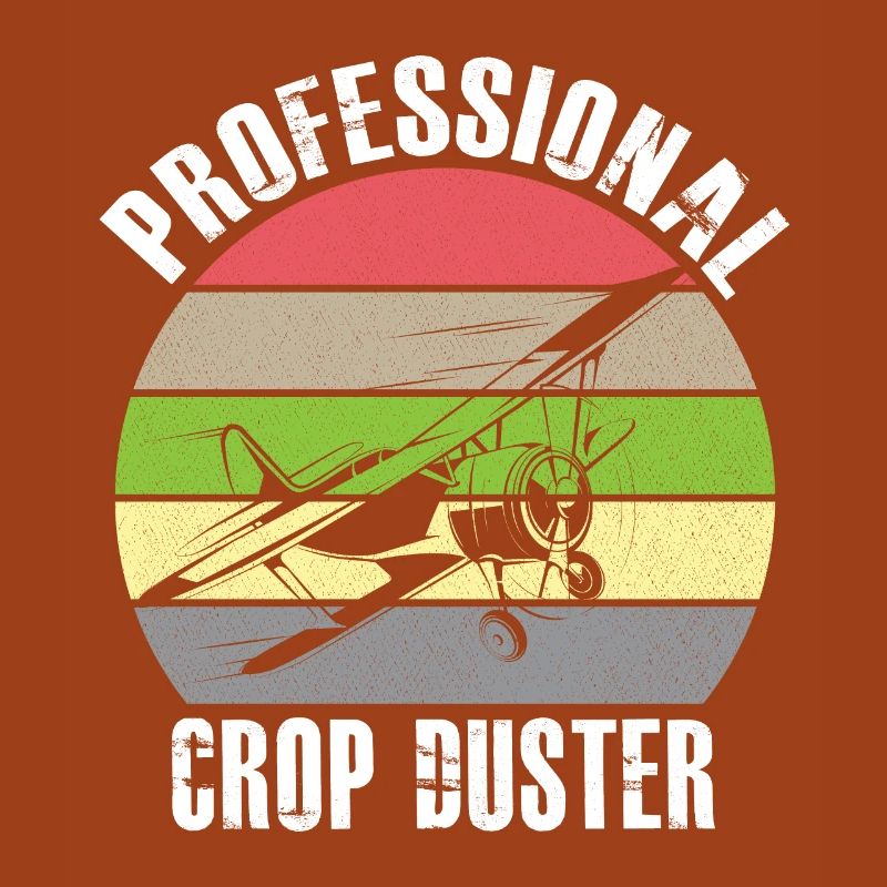 Crop Dusting in Progress Crop Dusting Duster Plane