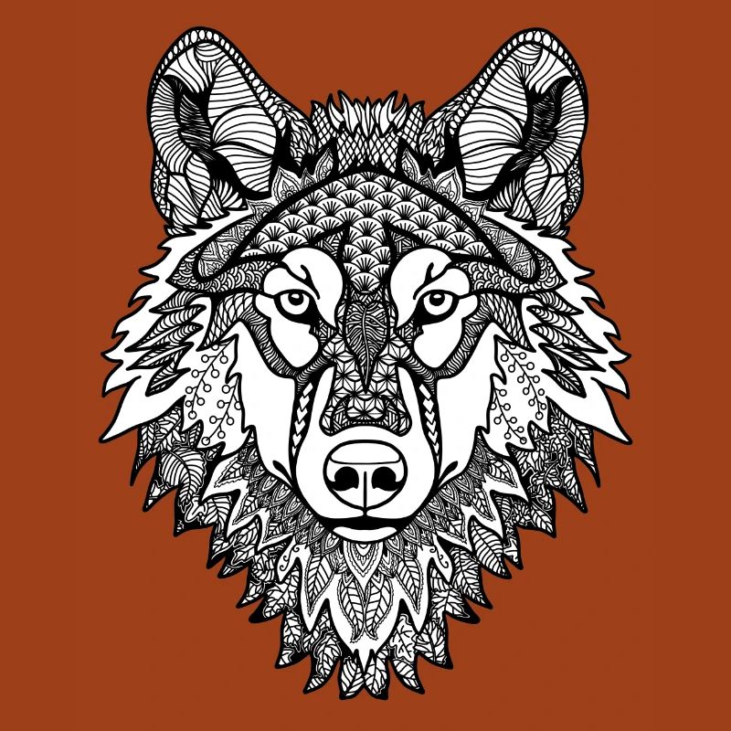 Mandala Wolf