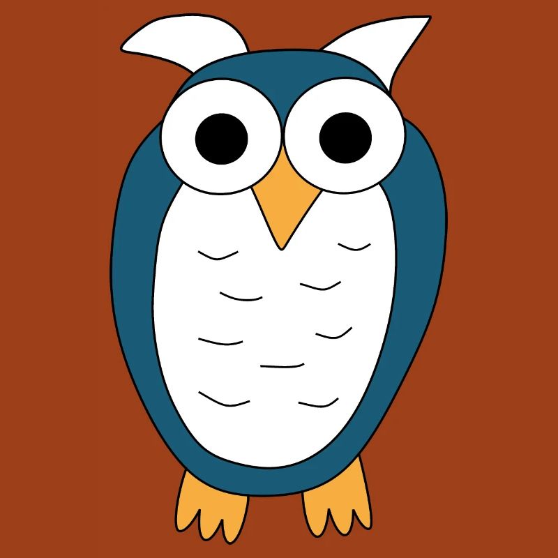 Eule blaue Eule