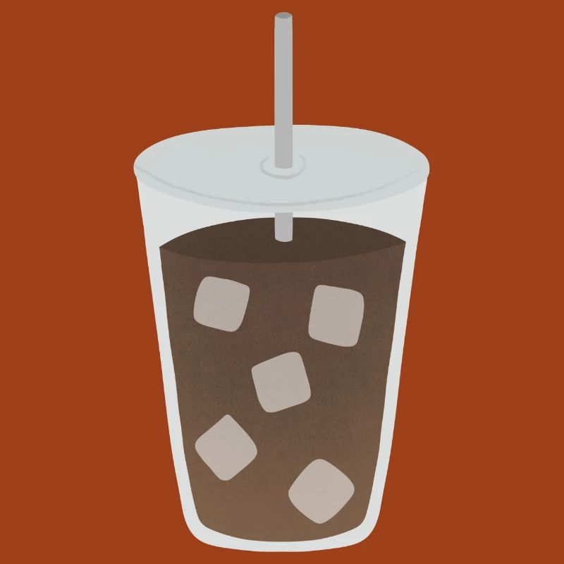 Iced Coffee Cube Pattern