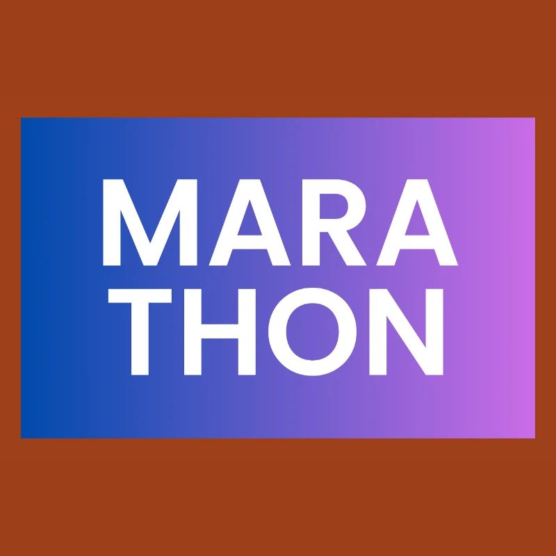 Conception de chemise dégradée Marathon