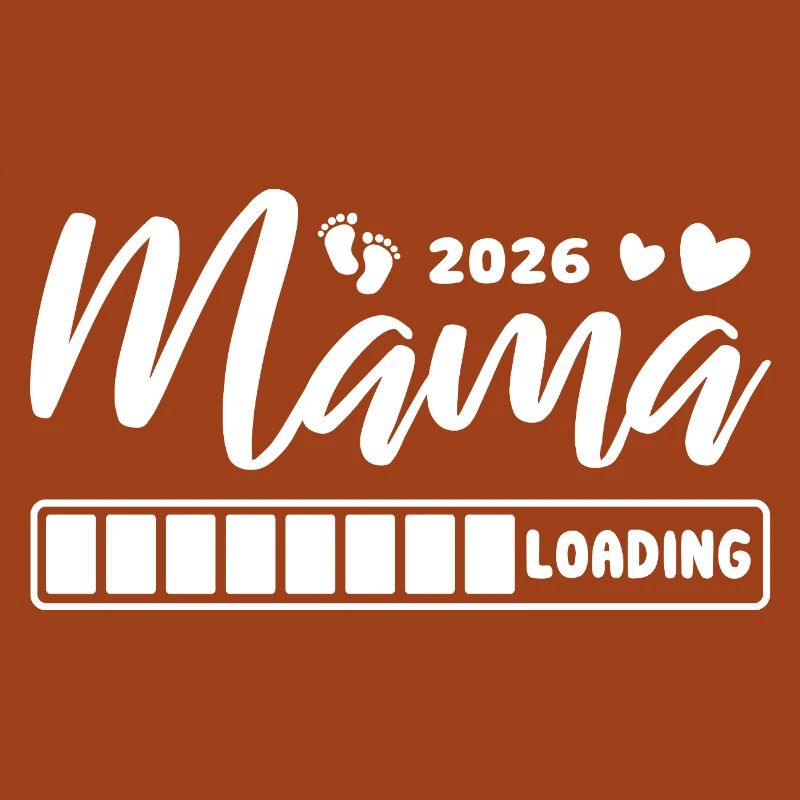 Mama 2026 loading - Schwangerschaft - Geschenk