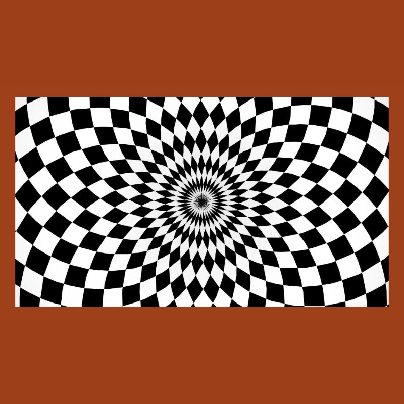 Optische Vortex-Checker-Illusion