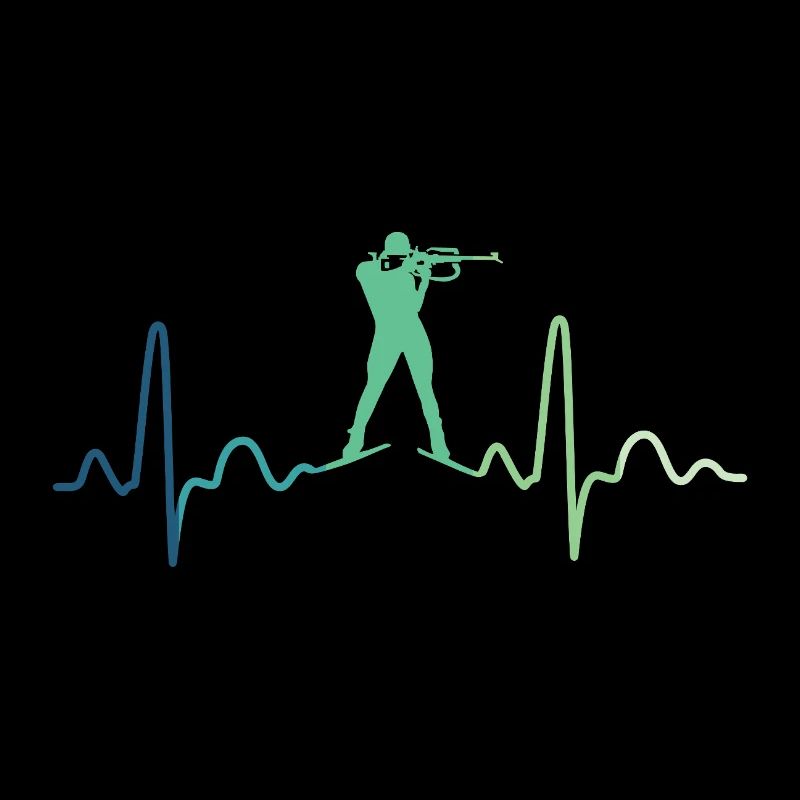 Biathlon Herzschlag-Biathlet