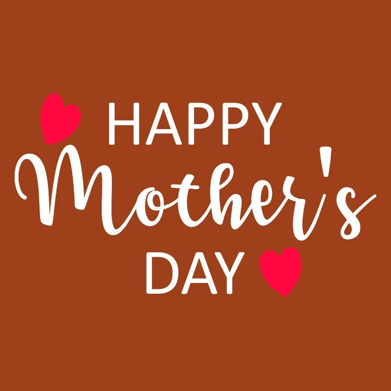Happy Mother's Day Script Hearts