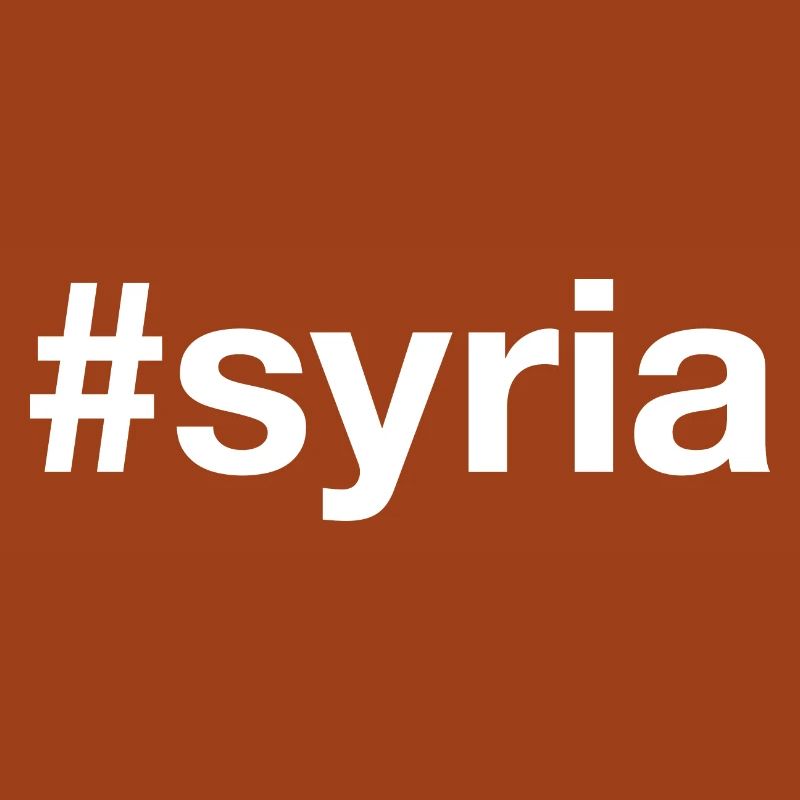 SYRIA Hashtag Syrien