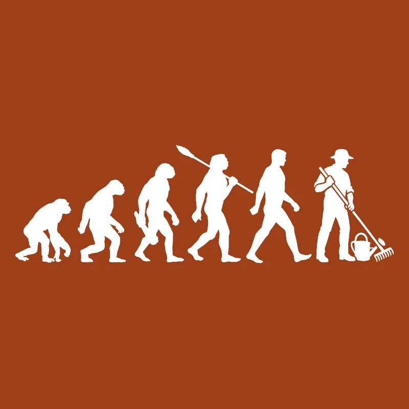 Evolution - Gärtner - Garten - Gartenarbeit