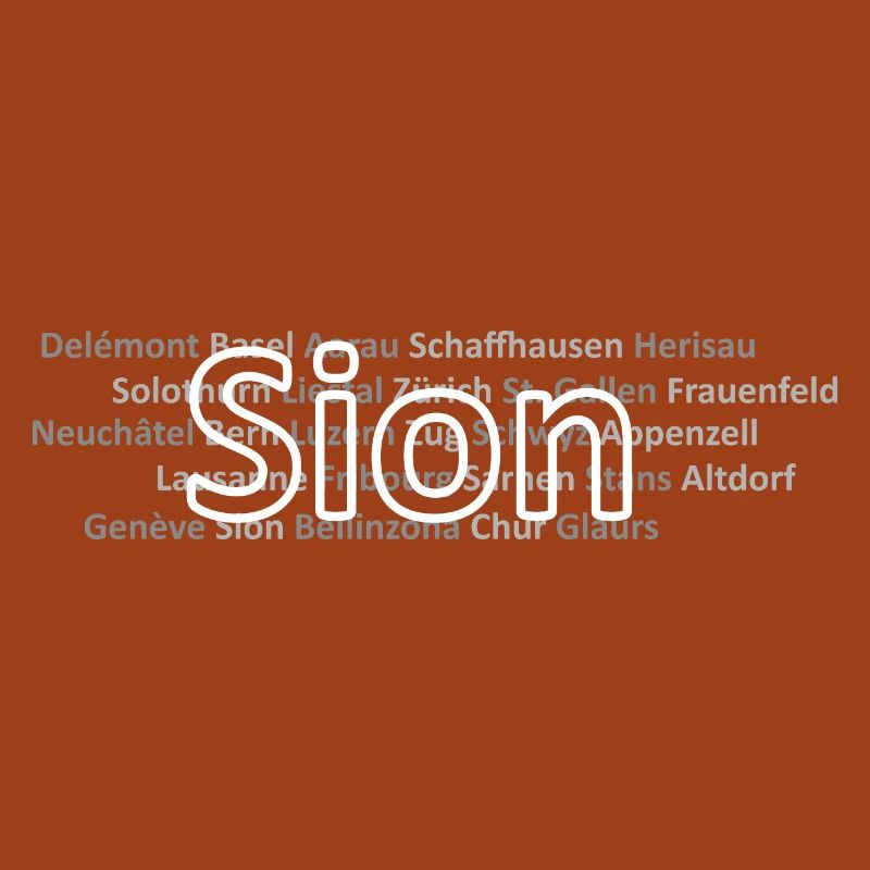 Schweizer Städte Sion