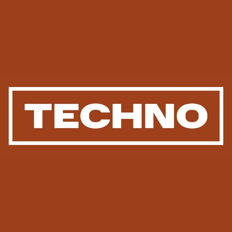 Conception de logo de musique techno