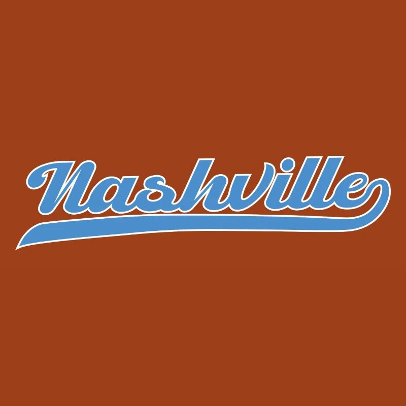Nashville Script mit Schwunglinie