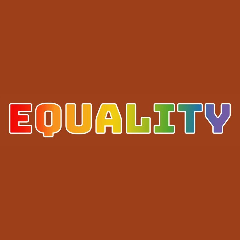 Rainbow equality 1 white
