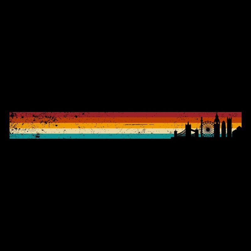 Sunset Stripes Skyline