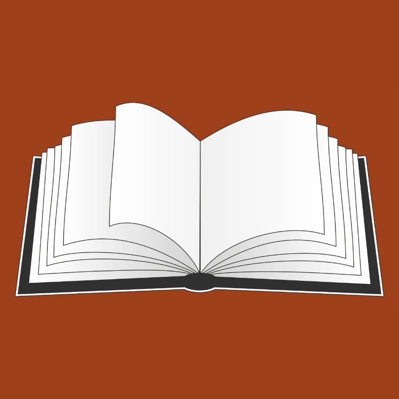 ein offenes Buch für den Bücherwurm oder Leseratte
