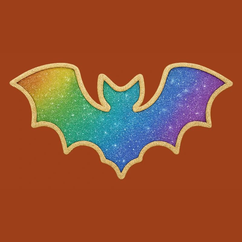 Rainbow Bat Glitter