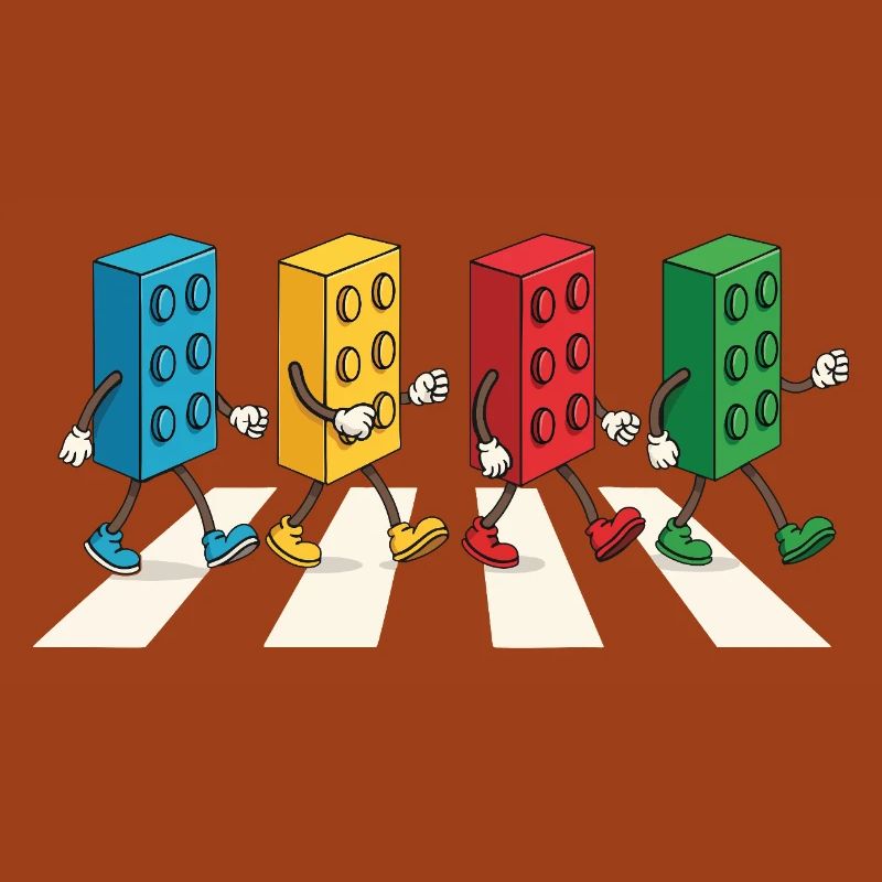 Zebra Made Of Bricks Creative Block Builder