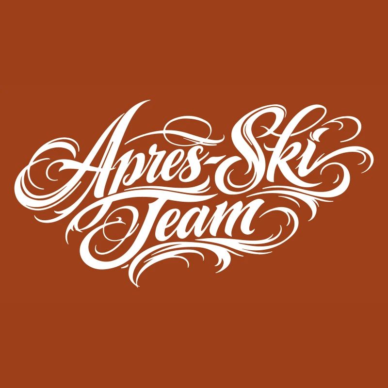 Lettrage de l’équipe Après Ski