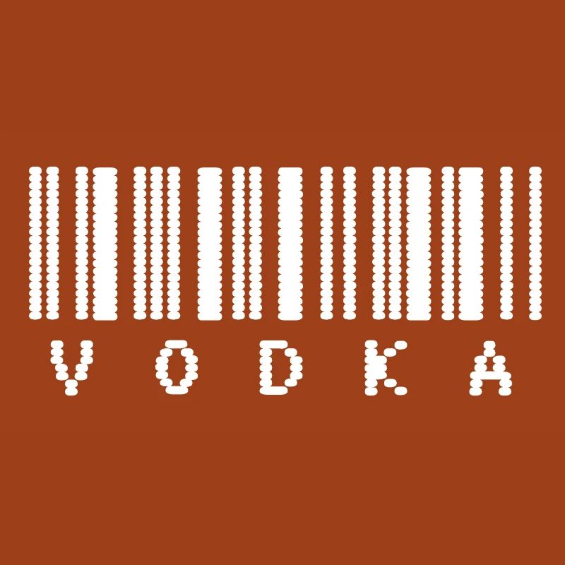 Vodka Barcode Typography