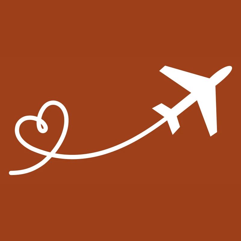 Flugzeug Herz