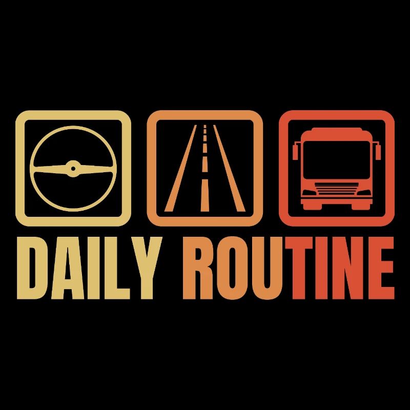 Routine quotidienne du chauffeur d’autobus
