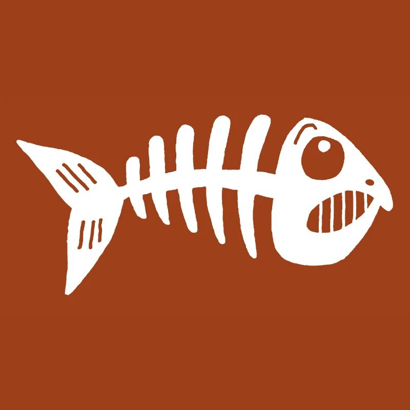 Fisch-Skelett
