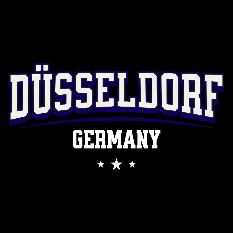 Dusseldorf Germany Varsity Logo