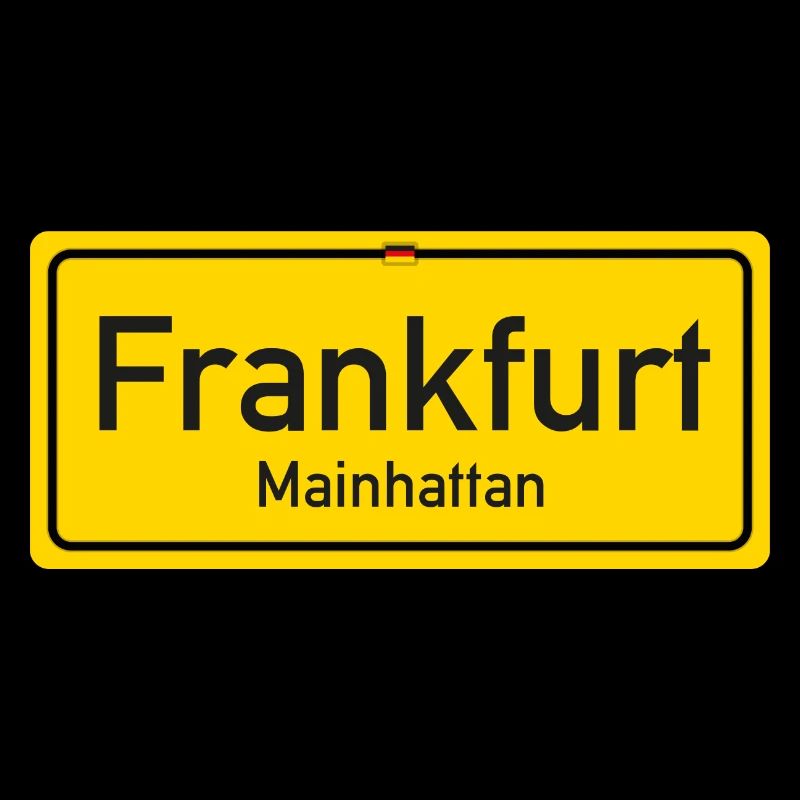 Frankfurter Ortsschild