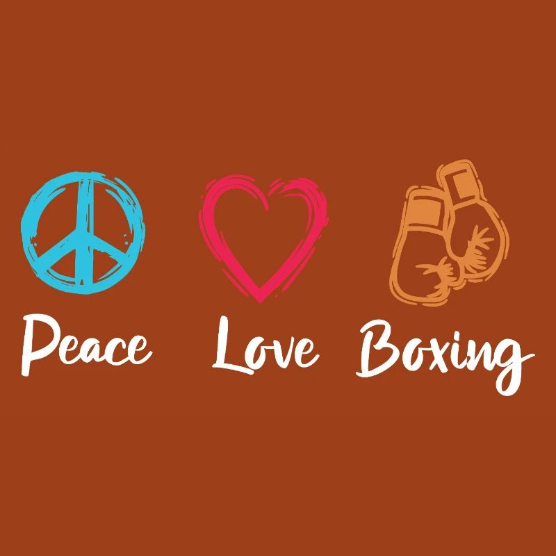 Frieden Liebe Boxen