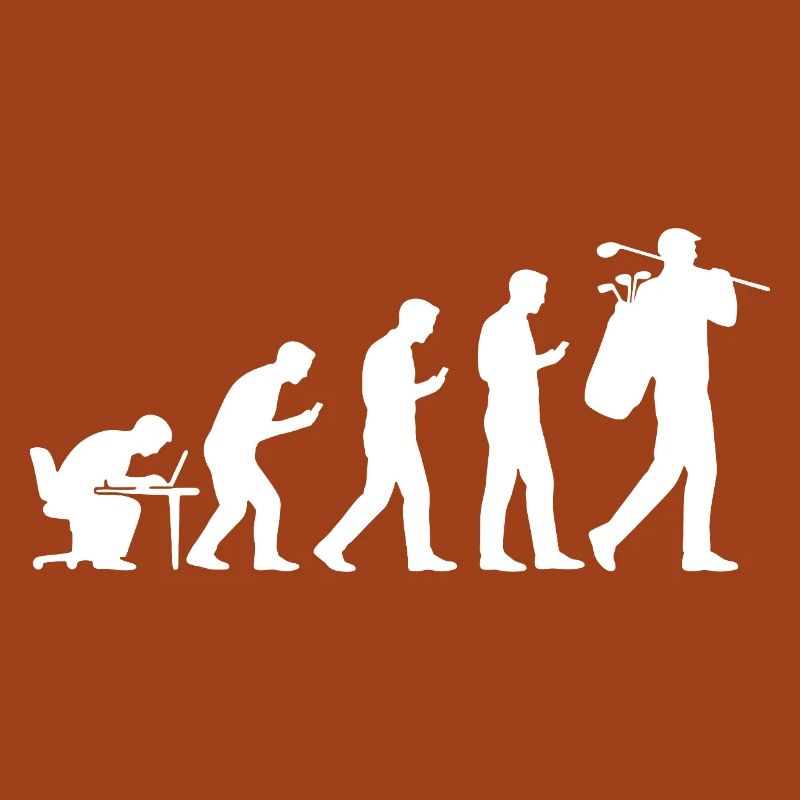 Evolution Golf Funny Gift for Golfers Men