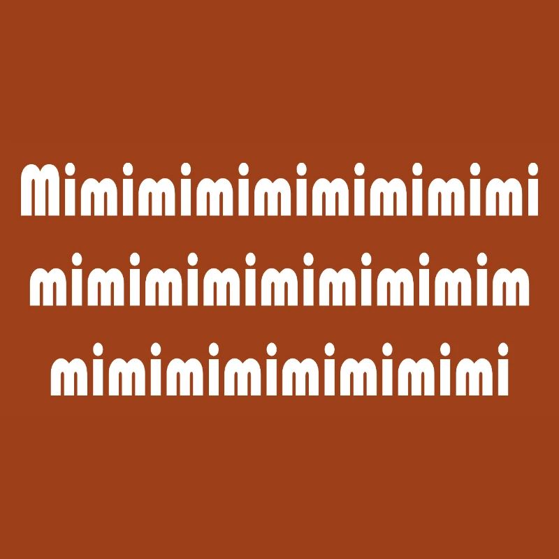 Mimi Typografie Muster Pattern