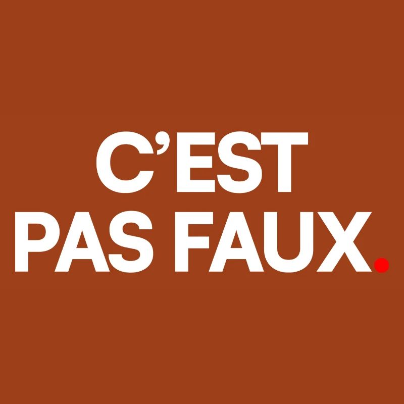 C’EST PAS FAUX | Expression humour minimal