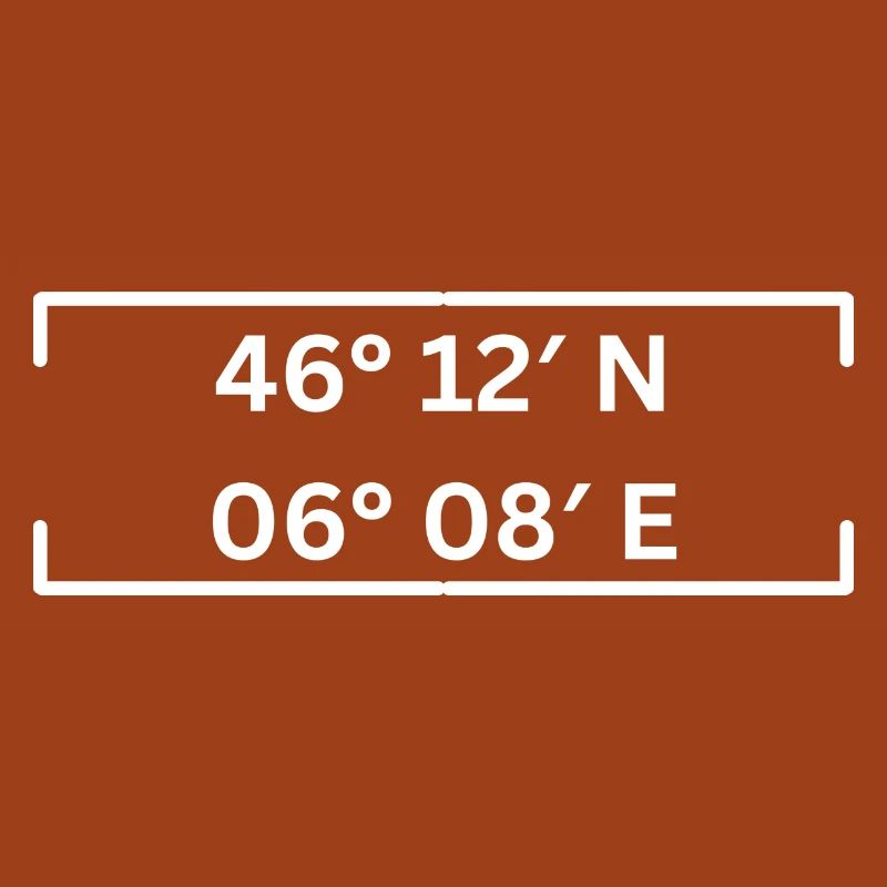 Coordinates Geneva Minimalist