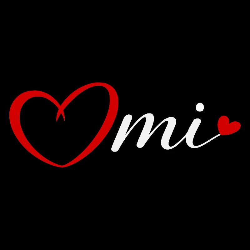 Font de cœur Omi. Grand-mère