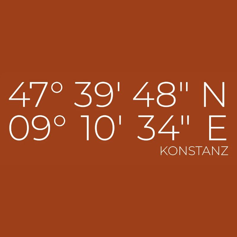 Coordinates Konstanz Lake Constance