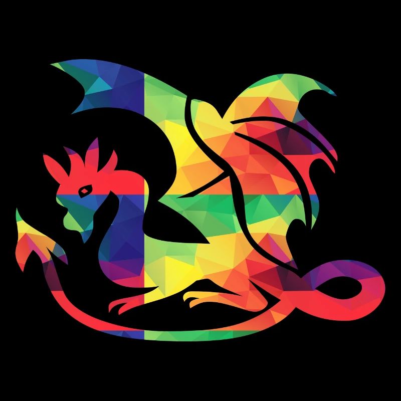 Bunter Drache