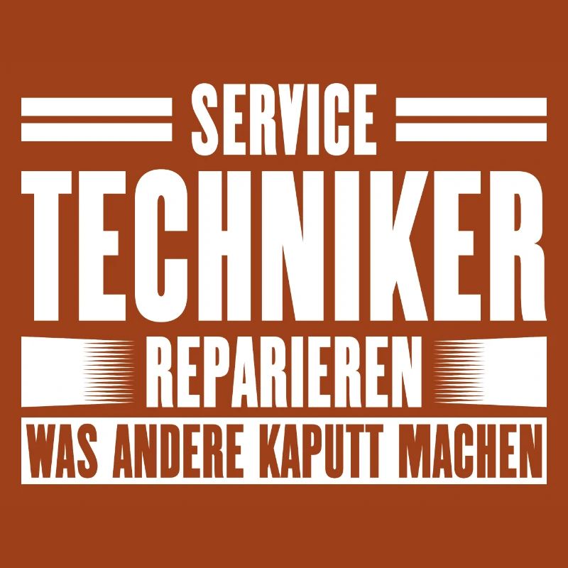 Service Technician Support Solution Slogan Service