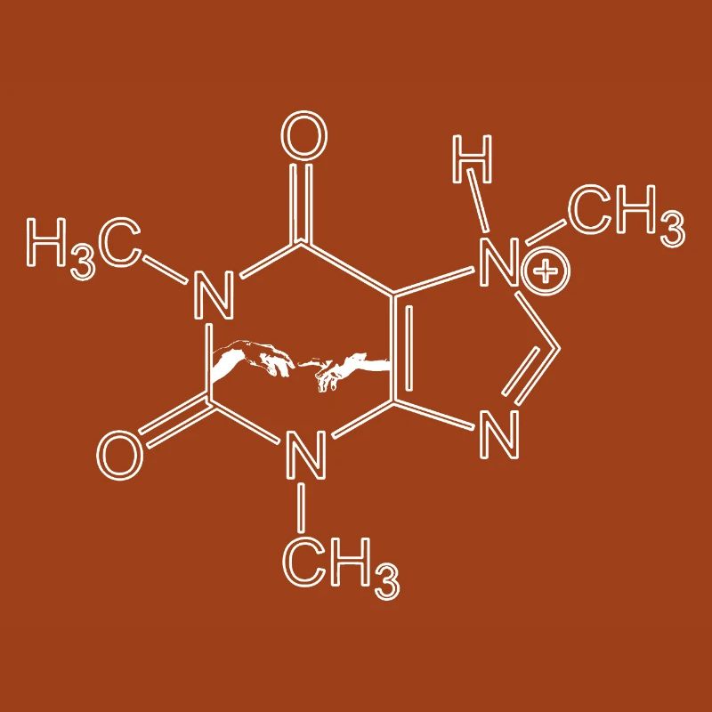 Molécule de caféine – de l’énergie pour attirer