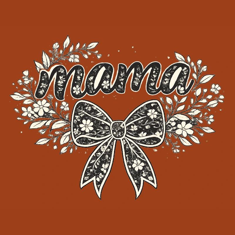 Mama-Geschenk: Retro-Mama-Visualisierung