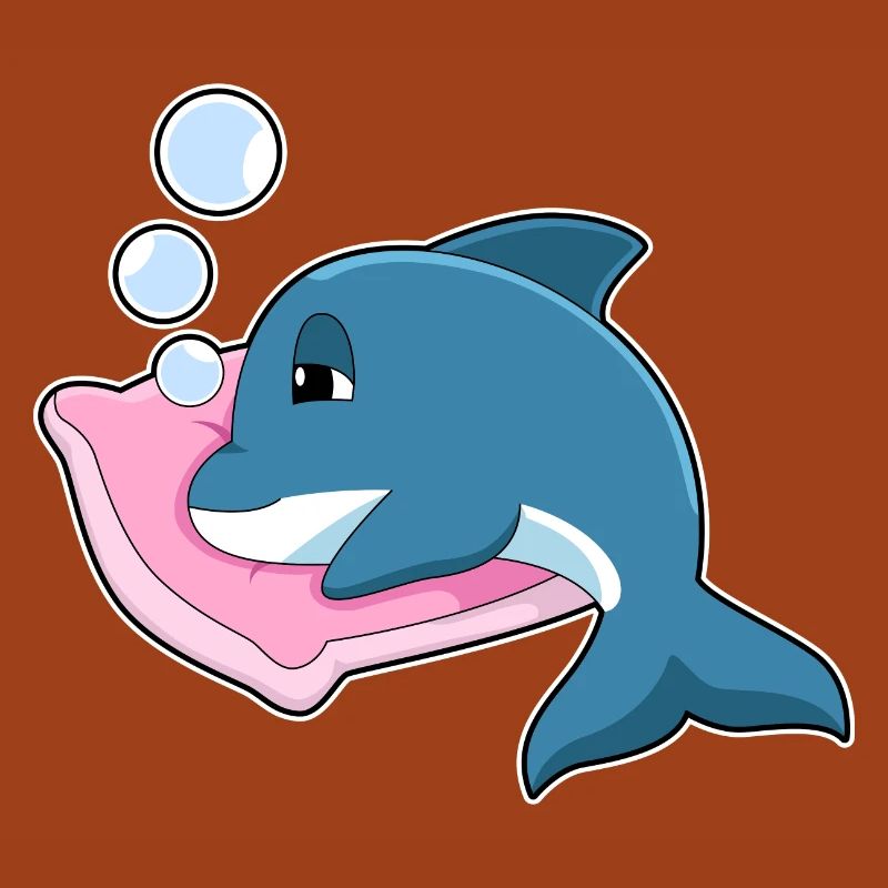 Dolphin Sleeping Pillow